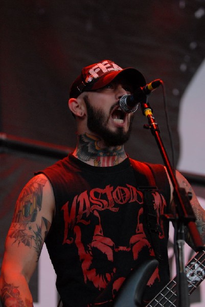 Bleeding Through at The Verizon Wireless Amphitheater, San Antonio, Texas