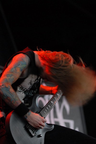 Bleeding Through at The Verizon Wireless Amphitheater, San Antonio, Texas