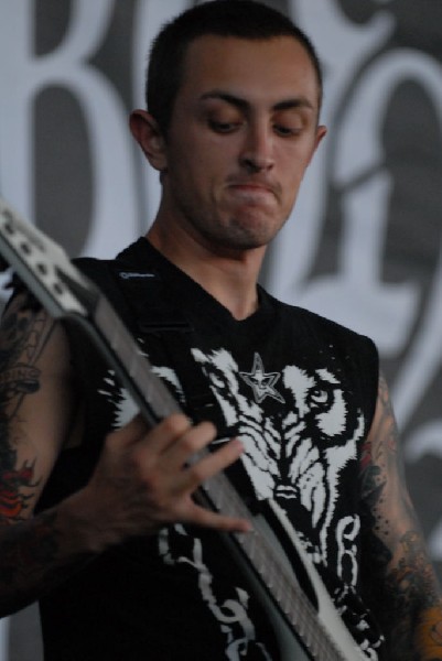 Bleeding Through at The Verizon Wireless Amphitheater, San Antonio, Texas