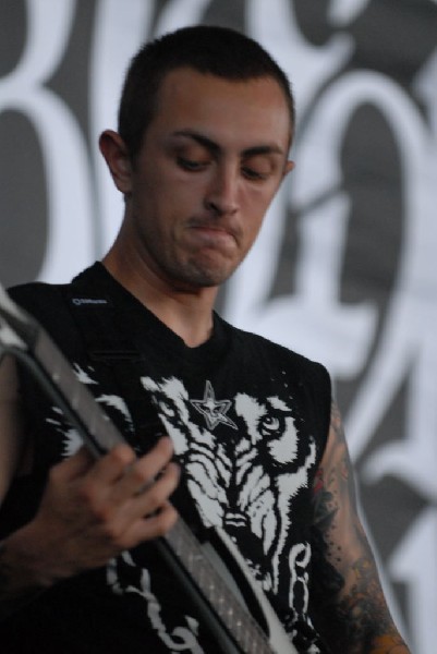 Bleeding Through at The Verizon Wireless Amphitheater, San Antonio, Texas