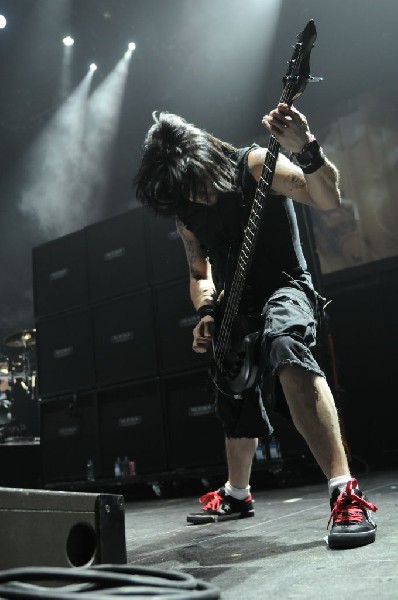 Bullet For My Valentine at the Mayhem Festival 2009 at the AT&T Center,