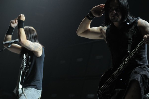 Bullet For My Valentine at the Mayhem Festival 2009 at the AT&T Center,