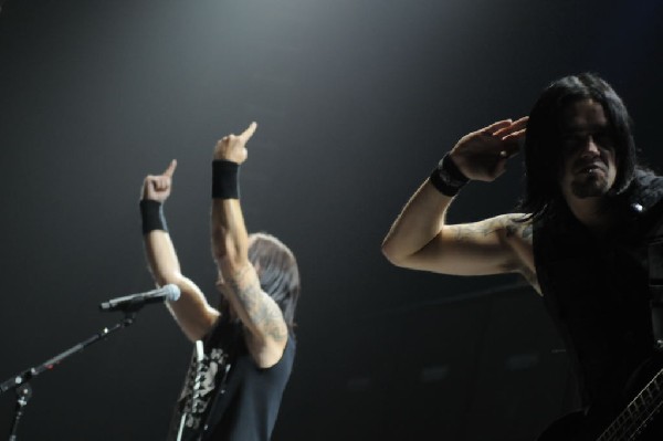 Bullet For My Valentine at the Mayhem Festival 2009 at the AT&T Center,