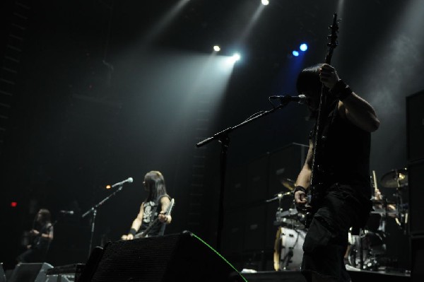 Bullet For My Valentine at the Mayhem Festival 2009 at the AT&T Center,