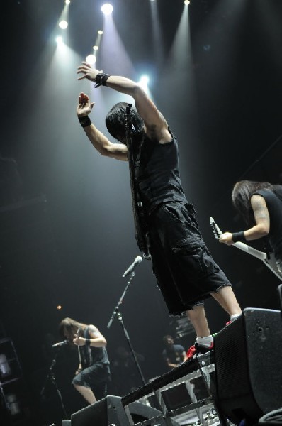 Bullet For My Valentine at the Mayhem Festival 2009 at the AT&T Center,