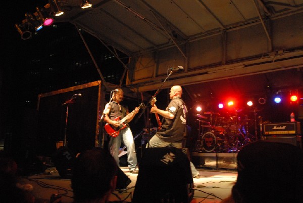 Butcherwhite performs at the Republic of Texas Bike Rally in downtown Austi