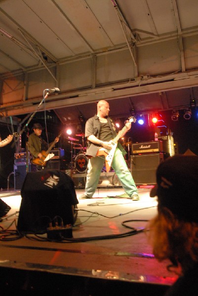 Butcherwhite performs at the Republic of Texas Bike Rally in downtown Austi