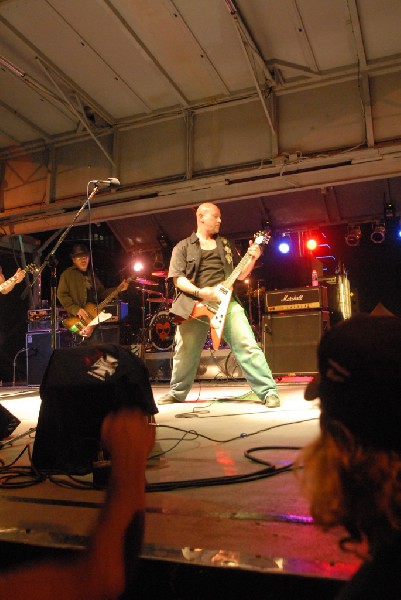 Butcherwhite performs at the Republic of Texas Bike Rally in downtown Austi