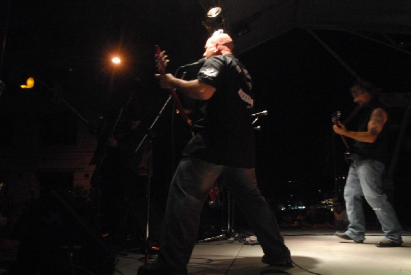 Butcherwhite performs at the Republic of Texas Bike Rally in downtown Austi