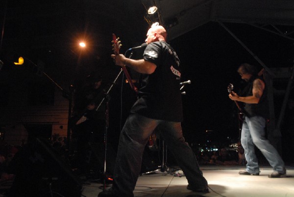 Butcherwhite performs at the Republic of Texas Bike Rally in downtown Austi