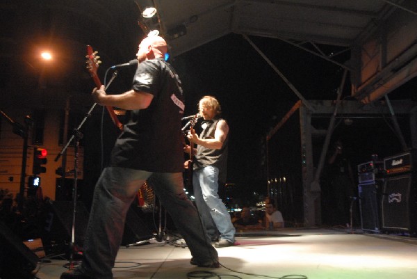 Butcherwhite performs at the Republic of Texas Bike Rally in downtown Austi