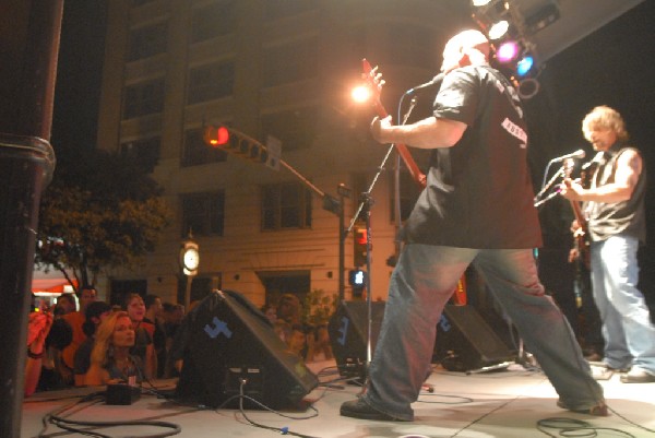 Butcherwhite performs at the Republic of Texas Bike Rally in downtown Austi