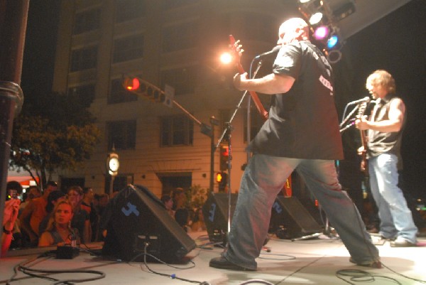 Butcherwhite performs at the Republic of Texas Bike Rally in downtown Austi