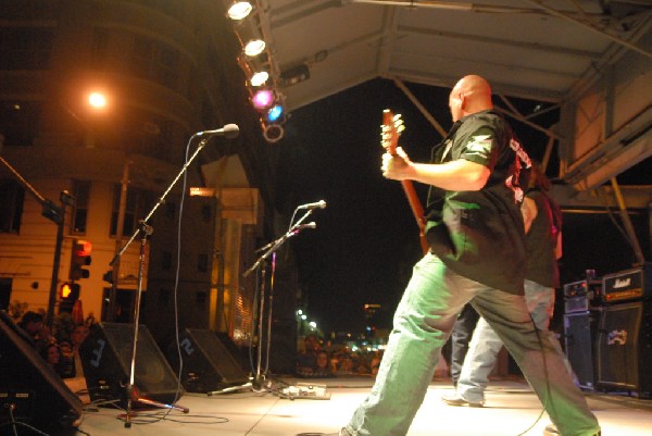 Butcherwhite performs at the Republic of Texas Bike Rally in downtown Austi