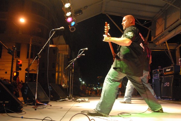 Butcherwhite performs at the Republic of Texas Bike Rally in downtown Austi