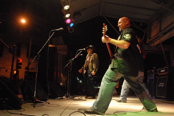 Butcherwhite performs at the Republic of Texas Bike Rally in downtown Austi