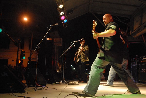 Butcherwhite performs at the Republic of Texas Bike Rally in downtown Austi