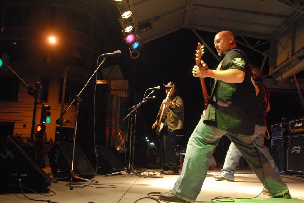 Butcherwhite performs at the Republic of Texas Bike Rally in downtown Austi