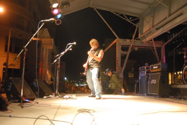 Butcherwhite performs at the Republic of Texas Bike Rally in downtown Austi