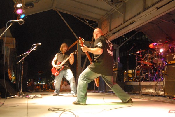 Butcherwhite performs at the Republic of Texas Bike Rally in downtown Austi