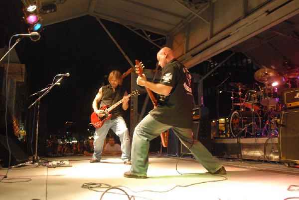 Butcherwhite performs at the Republic of Texas Bike Rally in downtown Austi