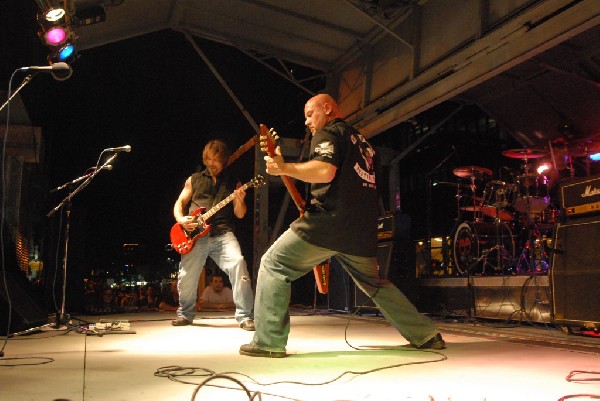 Butcherwhite performs at the Republic of Texas Bike Rally in downtown Austi