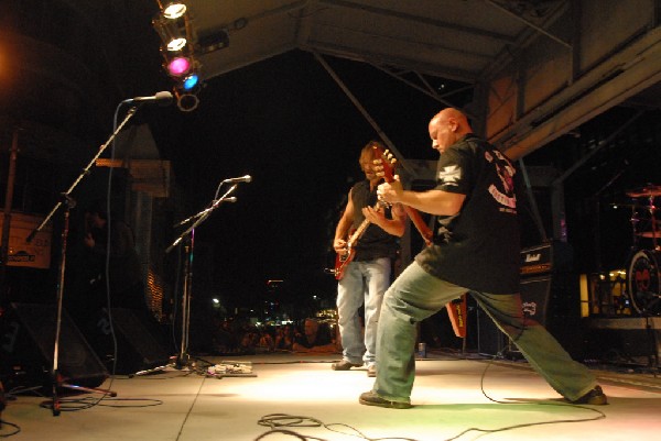 Butcherwhite performs at the Republic of Texas Bike Rally in downtown Austi