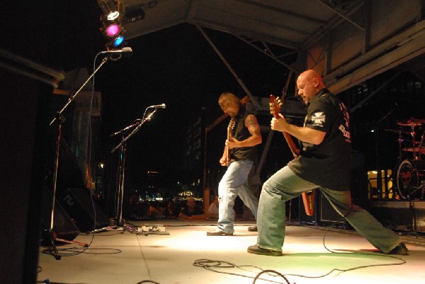 Butcherwhite performs at the Republic of Texas Bike Rally in downtown Austi