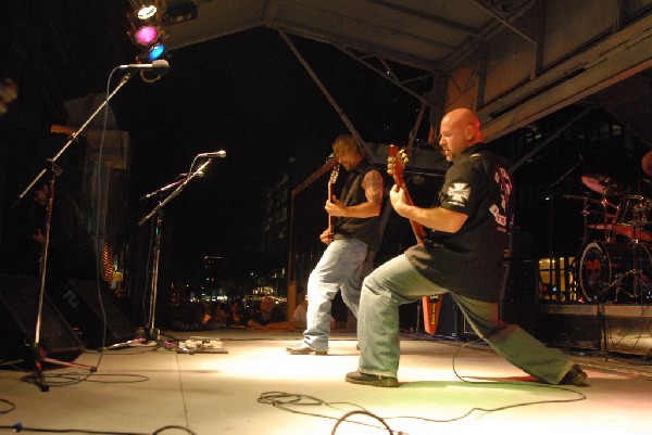 Butcherwhite performs at the Republic of Texas Bike Rally in downtown Austi