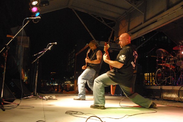 Butcherwhite performs at the Republic of Texas Bike Rally in downtown Austi