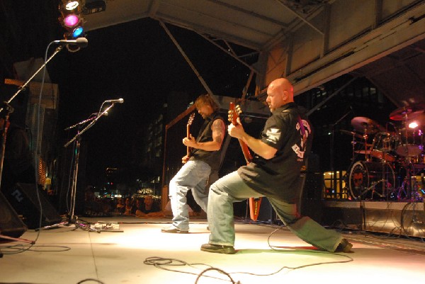 Butcherwhite performs at the Republic of Texas Bike Rally in downtown Austi