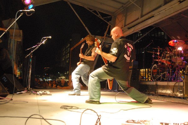 Butcherwhite performs at the Republic of Texas Bike Rally in downtown Austi