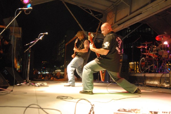 Butcherwhite performs at the Republic of Texas Bike Rally in downtown Austi