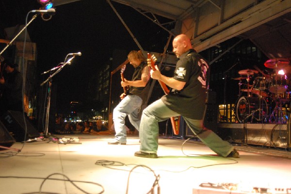 Butcherwhite performs at the Republic of Texas Bike Rally in downtown Austi