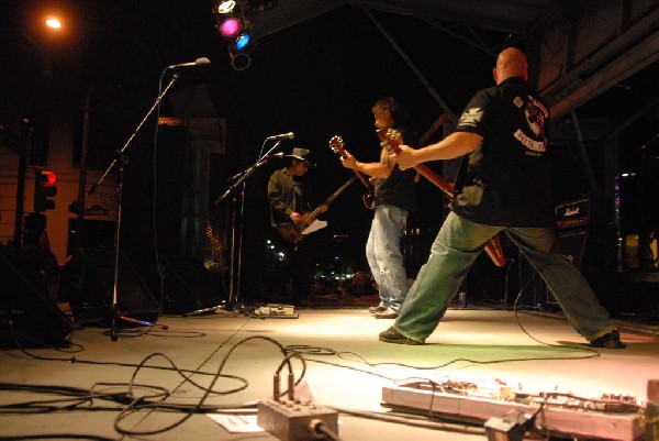 Butcherwhite performs at the Republic of Texas Bike Rally in downtown Austi