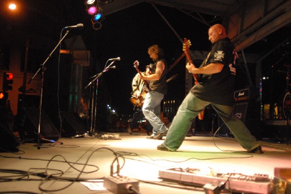 Butcherwhite performs at the Republic of Texas Bike Rally in downtown Austi