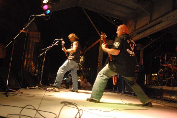 Butcherwhite performs at the Republic of Texas Bike Rally in downtown Austi