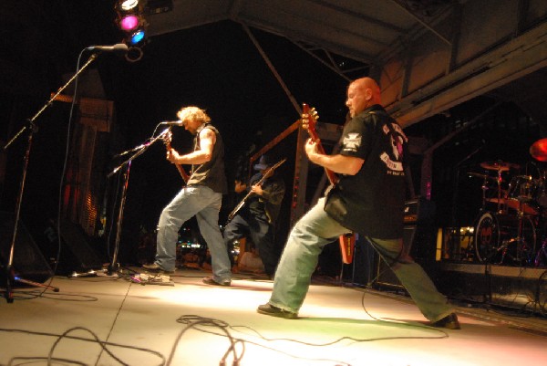 Butcherwhite performs at the Republic of Texas Bike Rally in downtown Austi