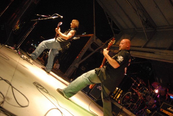 Butcherwhite performs at the Republic of Texas Bike Rally in downtown Austi