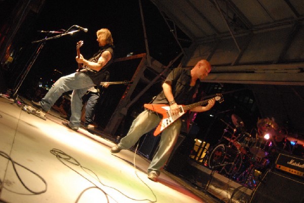 Butcherwhite performs at the Republic of Texas Bike Rally in downtown Austi