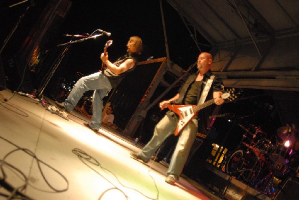 Butcherwhite performs at the Republic of Texas Bike Rally in downtown Austi