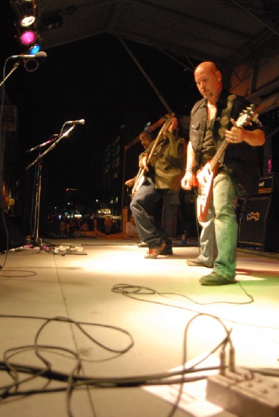 Butcherwhite performs at the Republic of Texas Bike Rally in downtown Austi