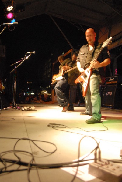 Butcherwhite performs at the Republic of Texas Bike Rally in downtown Austi