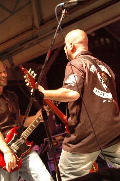 Butcherwhite performs at the Republic of Texas Bike Rally in downtown Austi