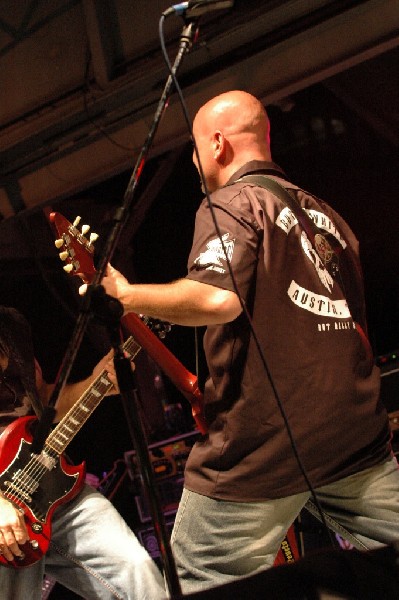 Butcherwhite performs at the Republic of Texas Bike Rally in downtown Austi