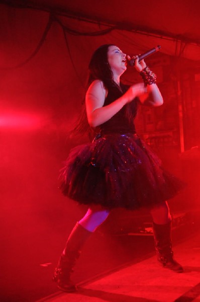 Evanescence at Stubb's BarBQ, Austin, Texas 04/17/12