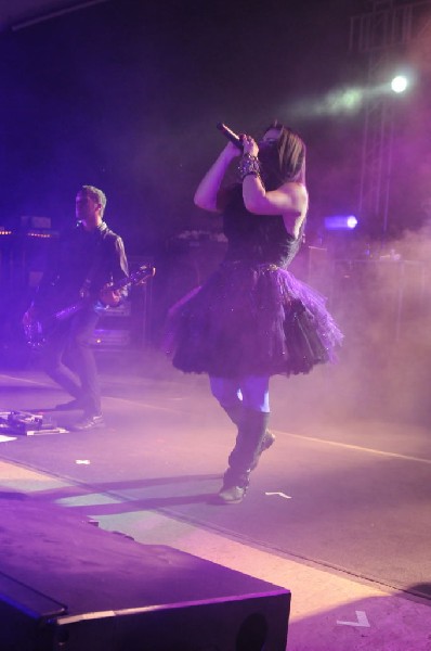 Evanescence at Stubb's BarBQ, Austin, Texas 04/17/12