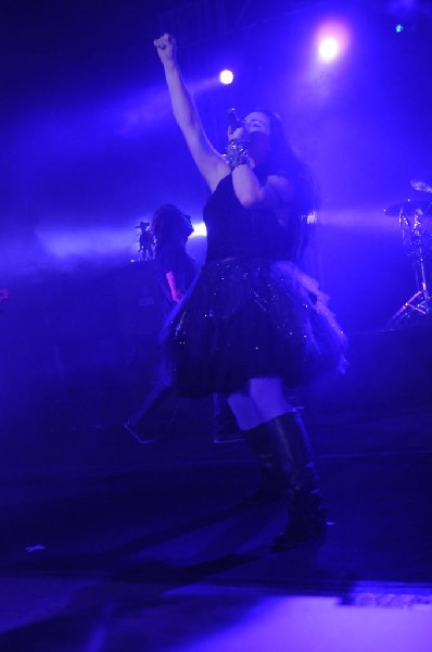 Evanescence at Stubb's BarBQ, Austin, Texas 04/17/12