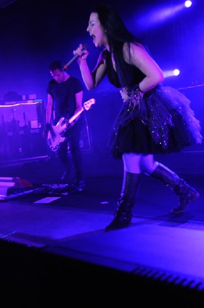 Evanescence at Stubb's BarBQ, Austin, Texas 04/17/12