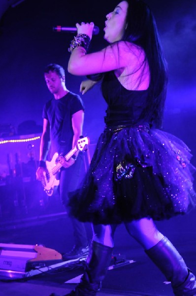 Evanescence at Stubb's BarBQ, Austin, Texas 04/17/12